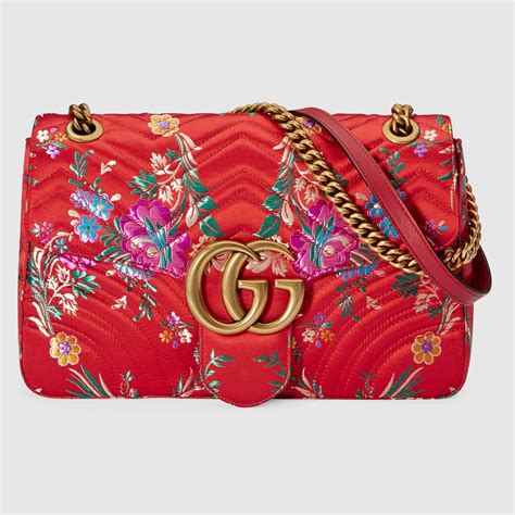 gucci floral marmont knock off|Gucci Marmont look alikes bag.